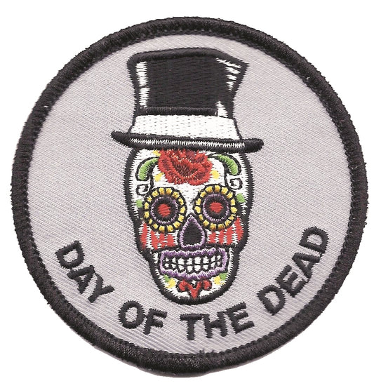 DAY OF THE DEAD novelty or souvenir embroidered patch