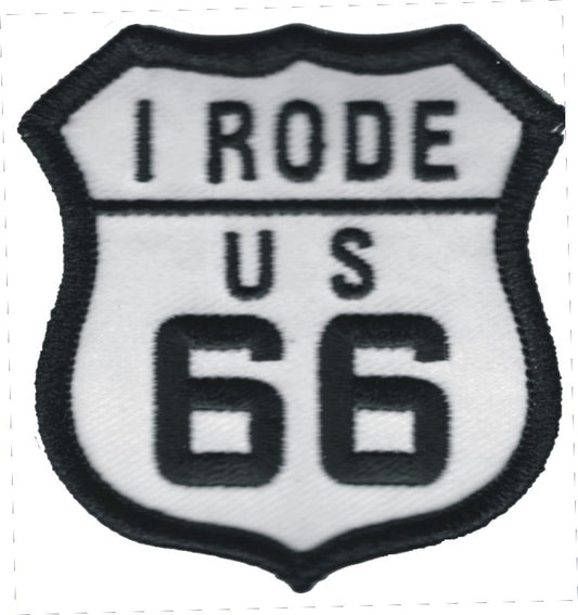 I RODE US 66 souvenir patch