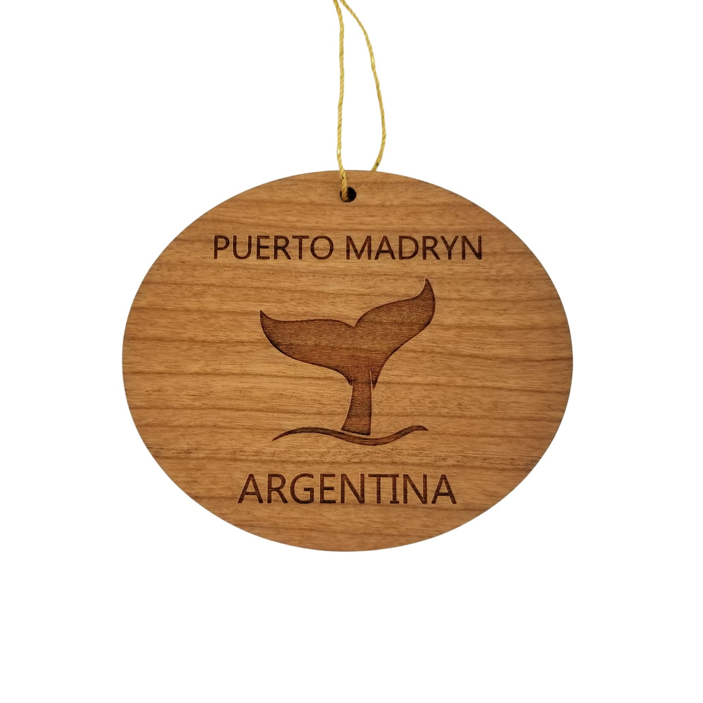 Wholesale Puerto Madryn Argentina Ornament - Handmade Wood Souvenir