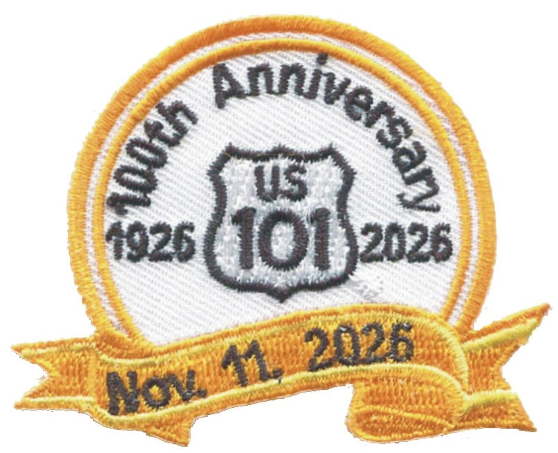 100th Anniversary US 101 embroidered souvenir patch