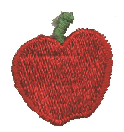 apple embroidered patch