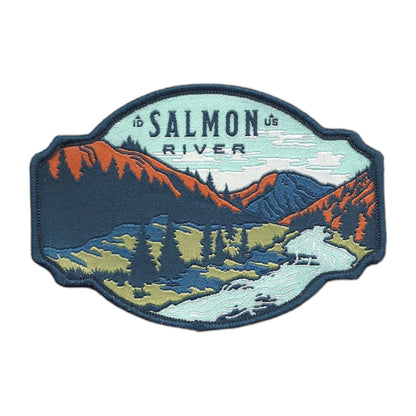 Idaho Patch – ID Salmon River - Travel Patch – Souvenir Patch 3.75" Iron On Sew On Embellishment Applique