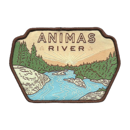 Colorado Patch – CO Animas River - Travel Patch – Souvenir Patch 3.6" Iron On Sew On Embellishment Applique