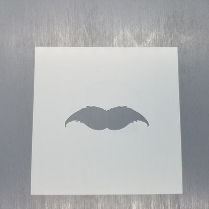 Mustache Stencil Reusable Food Safe Sign Painting Decorating Cookie Stencil Stache Mo Moustache Mustachio