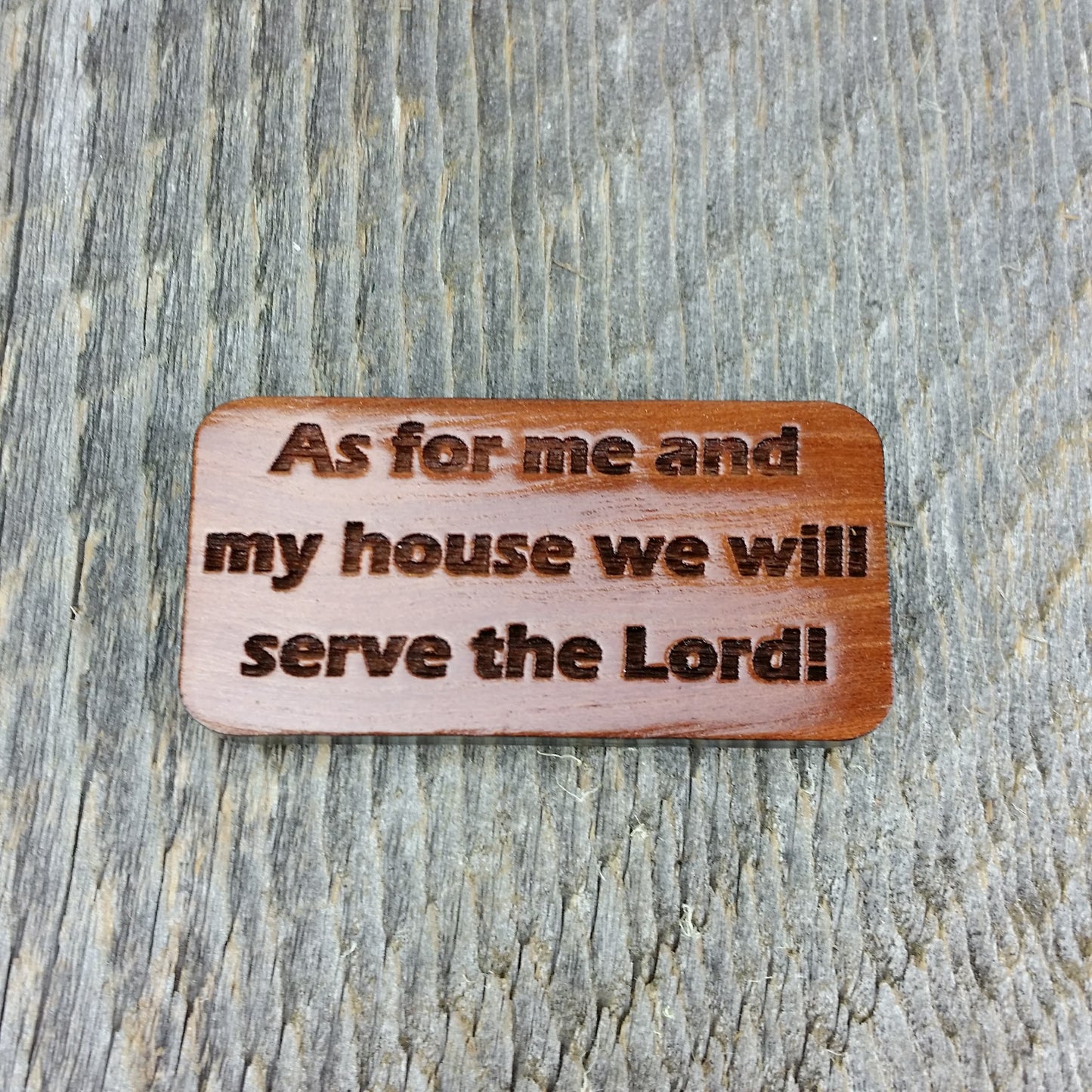 Wholesale As For Me and My House Wood Magnet