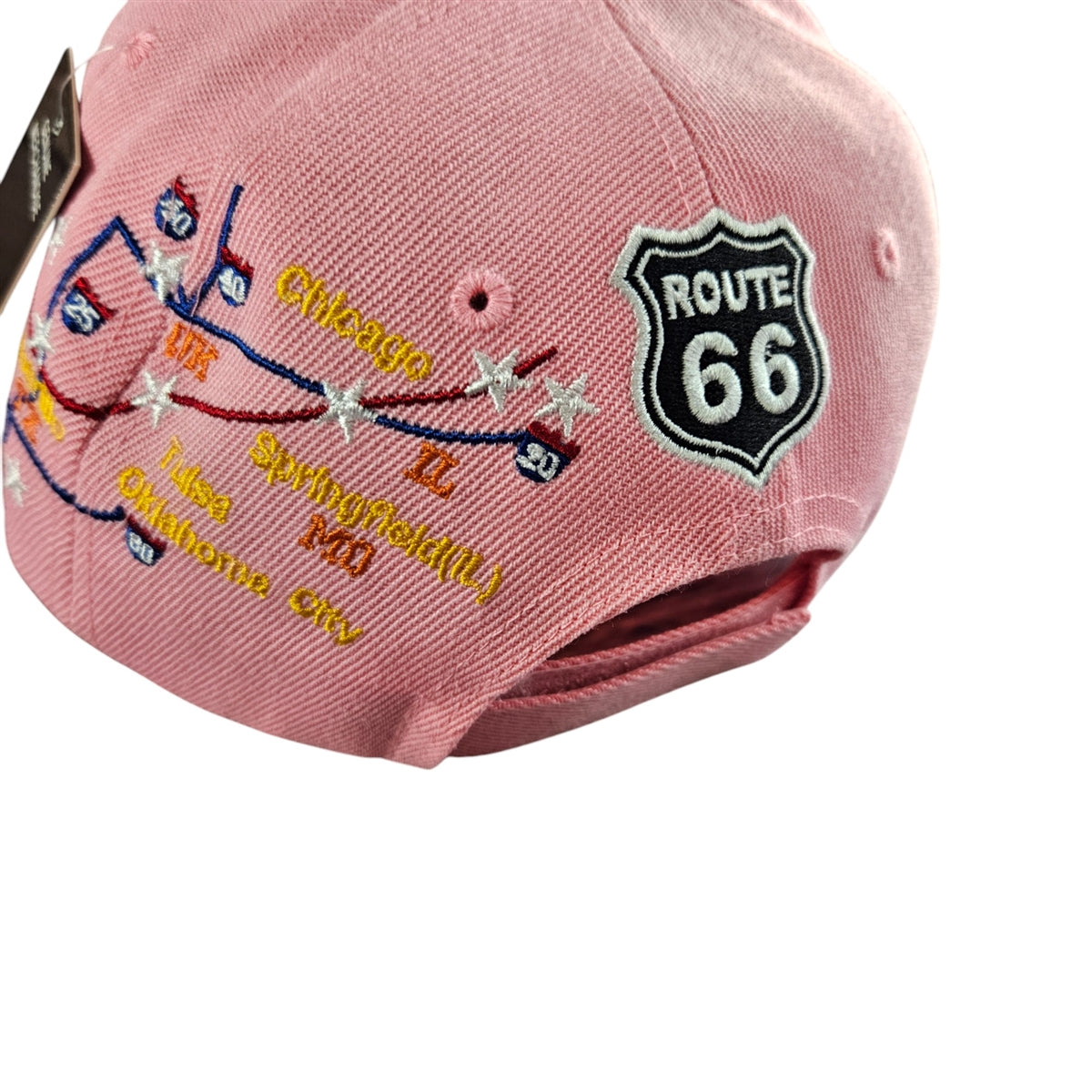 ROUTE 66 PINK Shadow Map Cap -  H1022