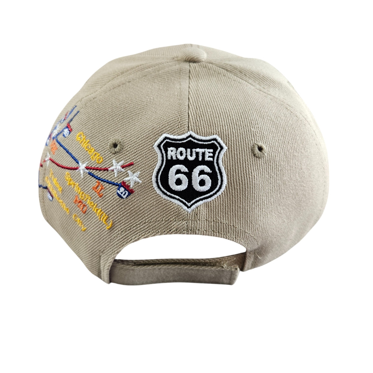 ROUTE 66 Khaki Shadow Map Cap -  H1024