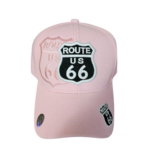 ROUTE 66 Shadow Pink Cap or Hat