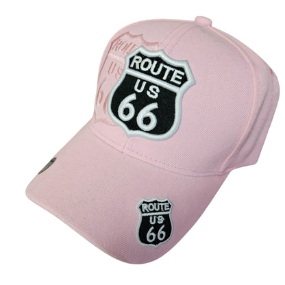 ROUTE 66 Shadow Pink Cap or Hat