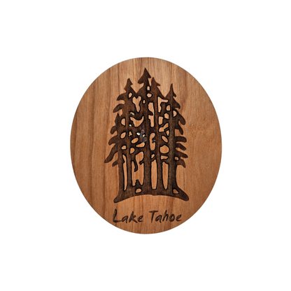 Wholesale Lake Tahoe Multi Trees Magnet Wood Souvenir