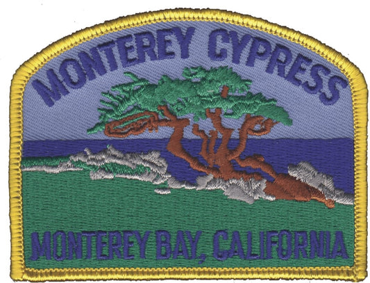 MONTEREY CYPRESS souvenir embroidered patch