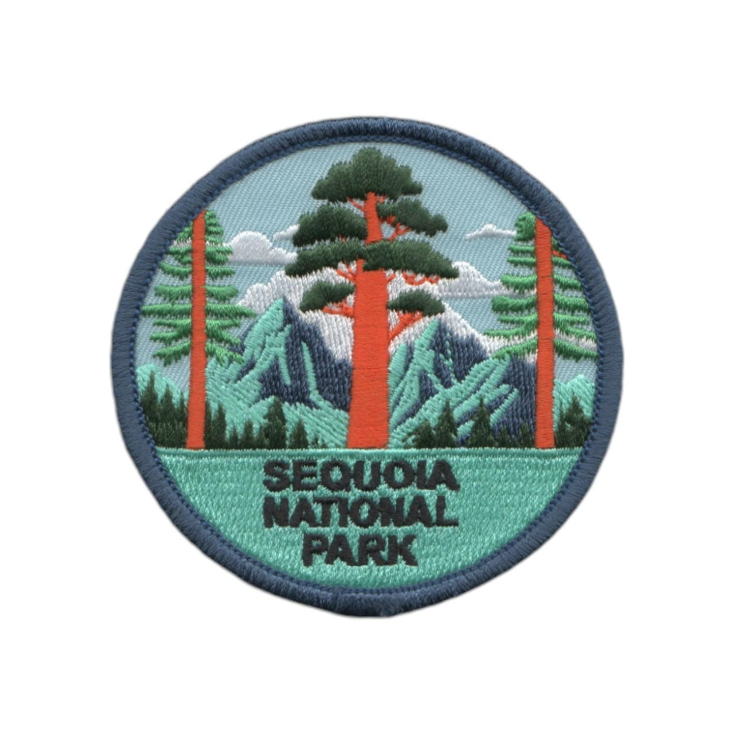 California Patch – Sequoia National Park – Iron On Souvenir Travel Patch – CA Embellishment or Applique 3″ 10582