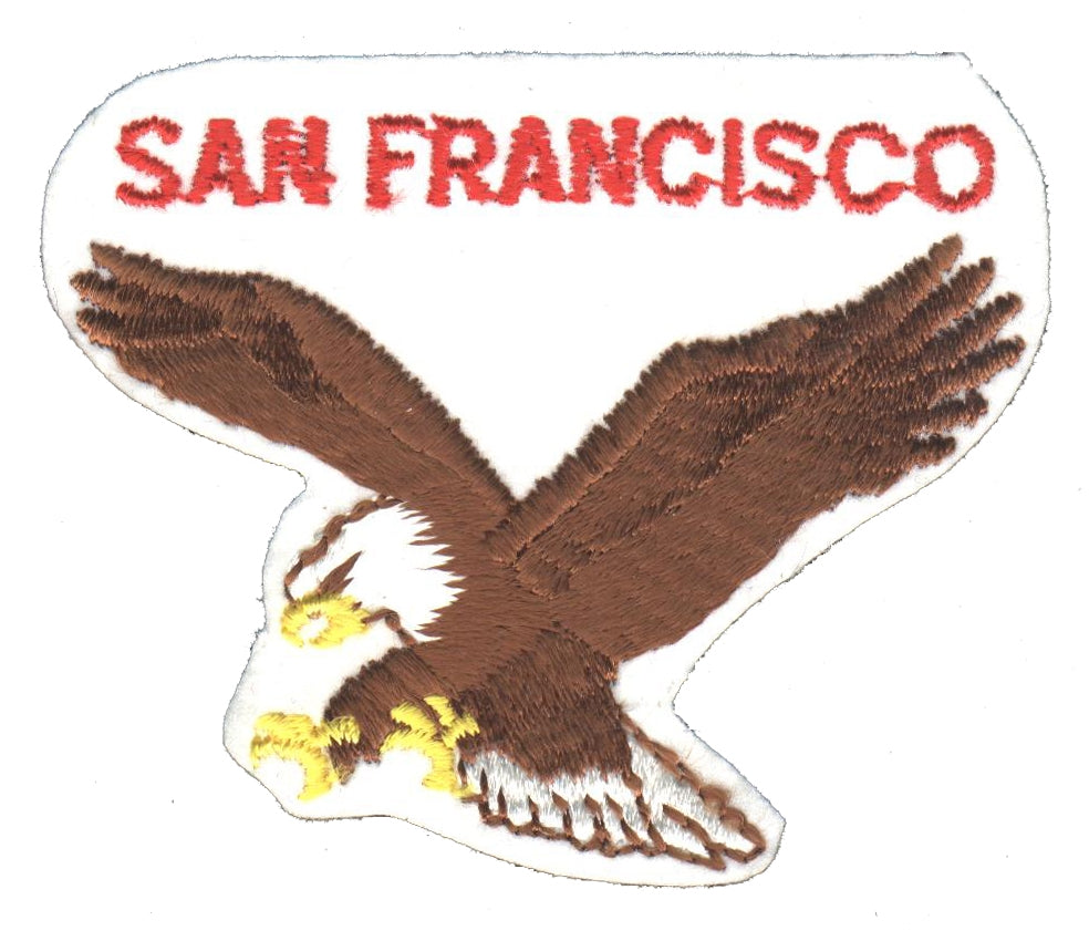 SAN FRANCISCO eagle souvenir embroidered patch