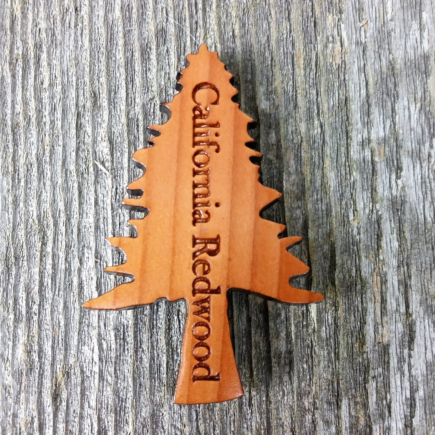 Wholesale Portola Redwoods Tree Magnet Wood Souvenir #M4001PortolaW