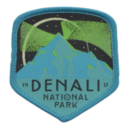 Alaska Patch – AK Denali National Park Souvenir – Travel Iron On Applique CO Patch Embellishment 2.5" Woven Badge Emblem