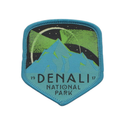 Alaska Patch – AK Denali National Park Souvenir – Travel Iron On Applique CO Patch Embellishment 2.5" Woven Badge Emblem