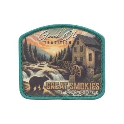 Tennessee Patch – Great Smokies TN Travel Souvenir Patch 2.68" Iron On Sew On Embellishment