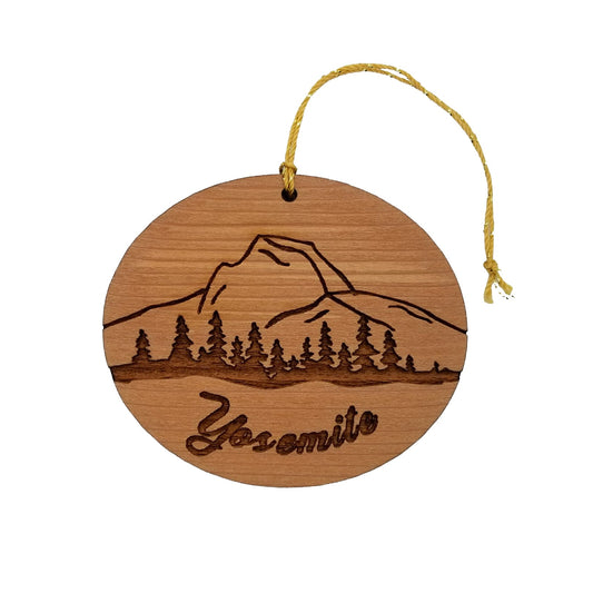 Wholesale Yosemite National Park Ornament - California Souvenir Wood