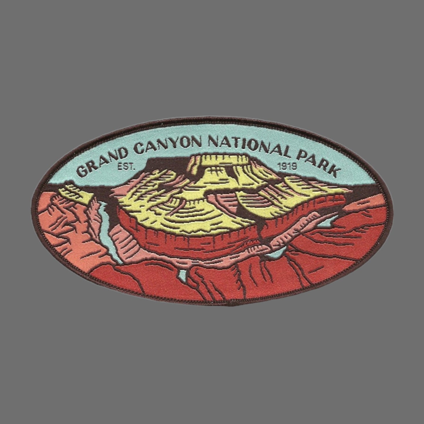 Arizona Patch – Grand Canyon National Park - Travel Patch – Souvenir Patch 4.8" Iron On Sew On Embellishment Applique