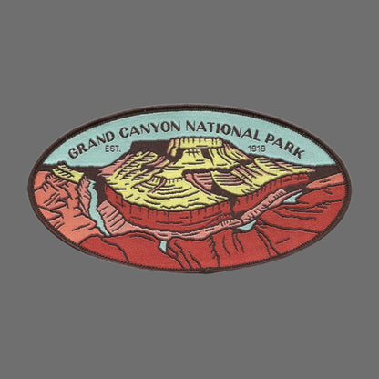 Arizona Patch – Grand Canyon National Park - Travel Patch – Souvenir Patch 4.8" Iron On Sew On Embellishment Applique