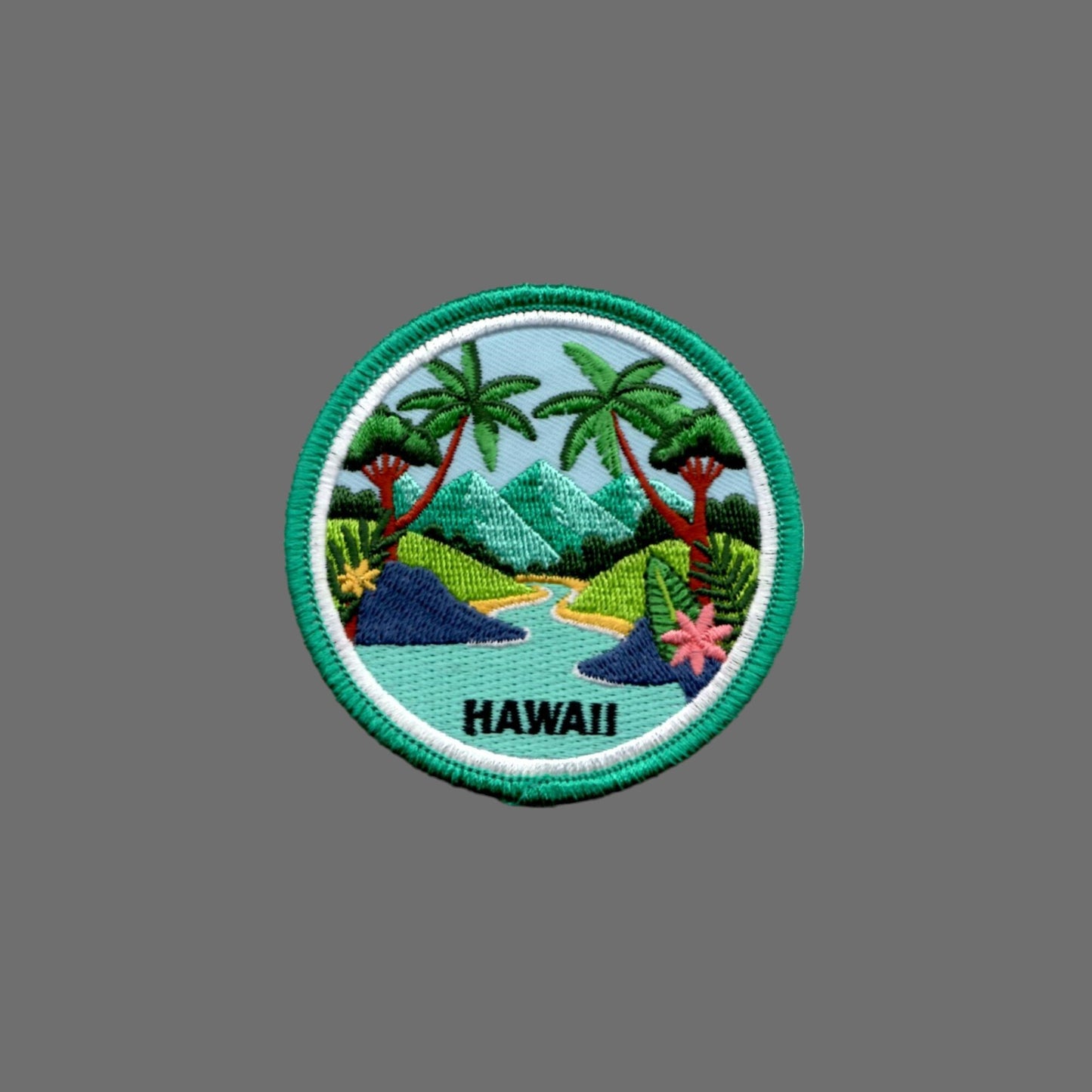 Wholesale Hawaii Patch – HI Travel Gift – Iron On 3 Inch