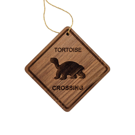 Wholesale Tortoise Crossing Ornament - Tortoise- Wood Souvenir Handmade in USA