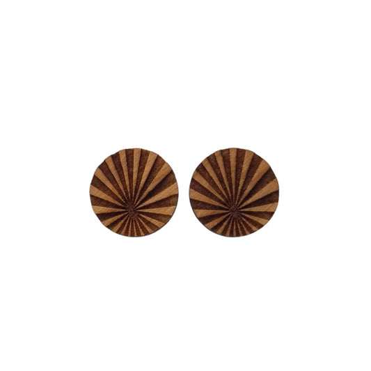 Wholesale Abstract Earrings - Wood Earrings - Stud Earrings - Post Earrings - Abstract Rays