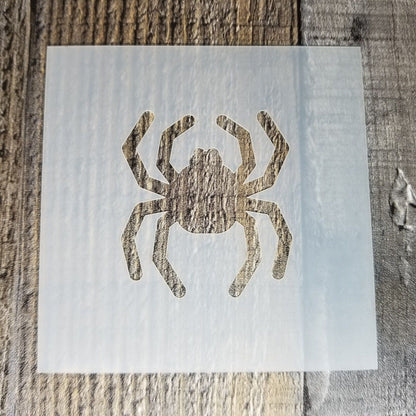 Spider Stencil Reusable Food Safe Halloween Fall Sign Painting Decorating Cookie Stencil Fat Spider Body