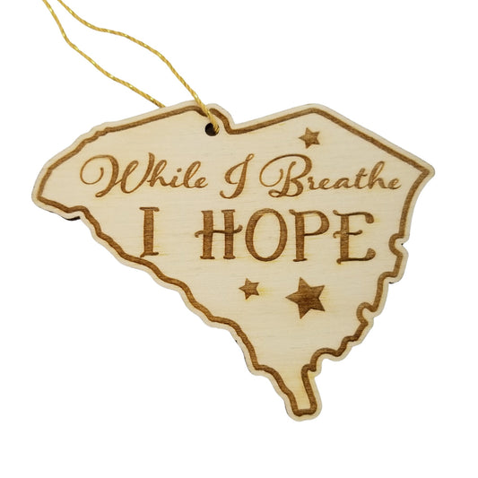 Wholesale South Carolina Ornament - SC State Shape with State Motto Souvenir