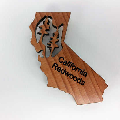 Wholesale California State Shaped Wood Magnet Souvenir Custom Namedrop #M4003W