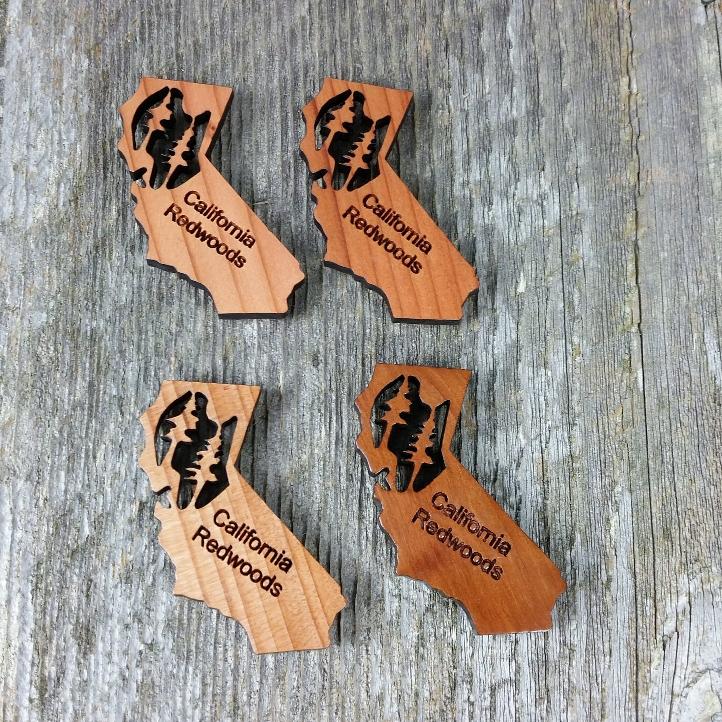 Wholesale California State Shaped Wood Magnet Souvenir Custom Namedrop #M4003W