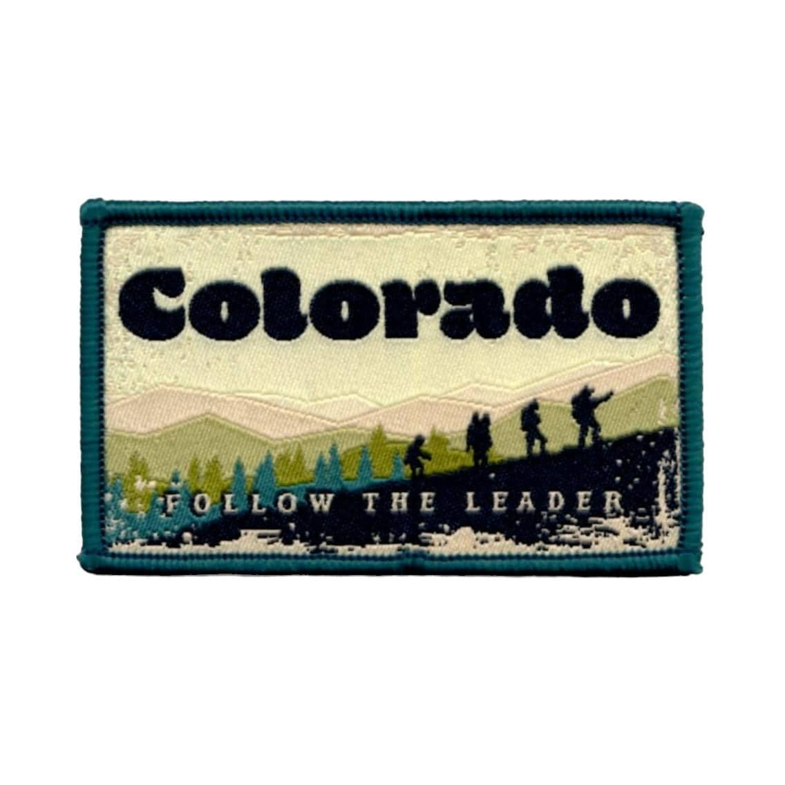 Colorado Patch – CO Travel Souvenir Patch 3" Iron On Sew On Embellishment Applique Follow The Leader