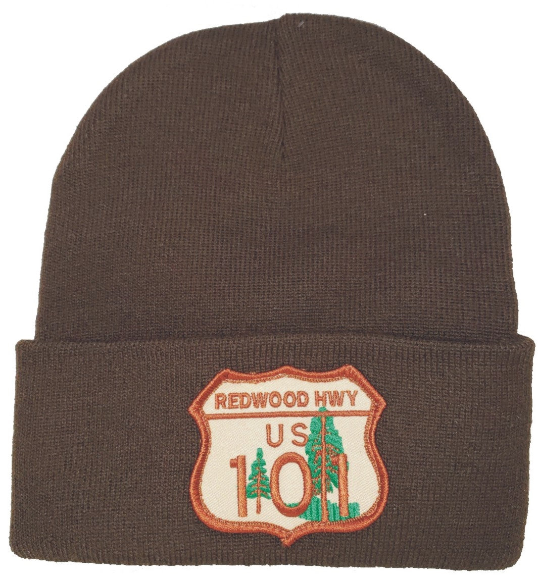 CALIFORNIA REDWOOD HWY knit beanie