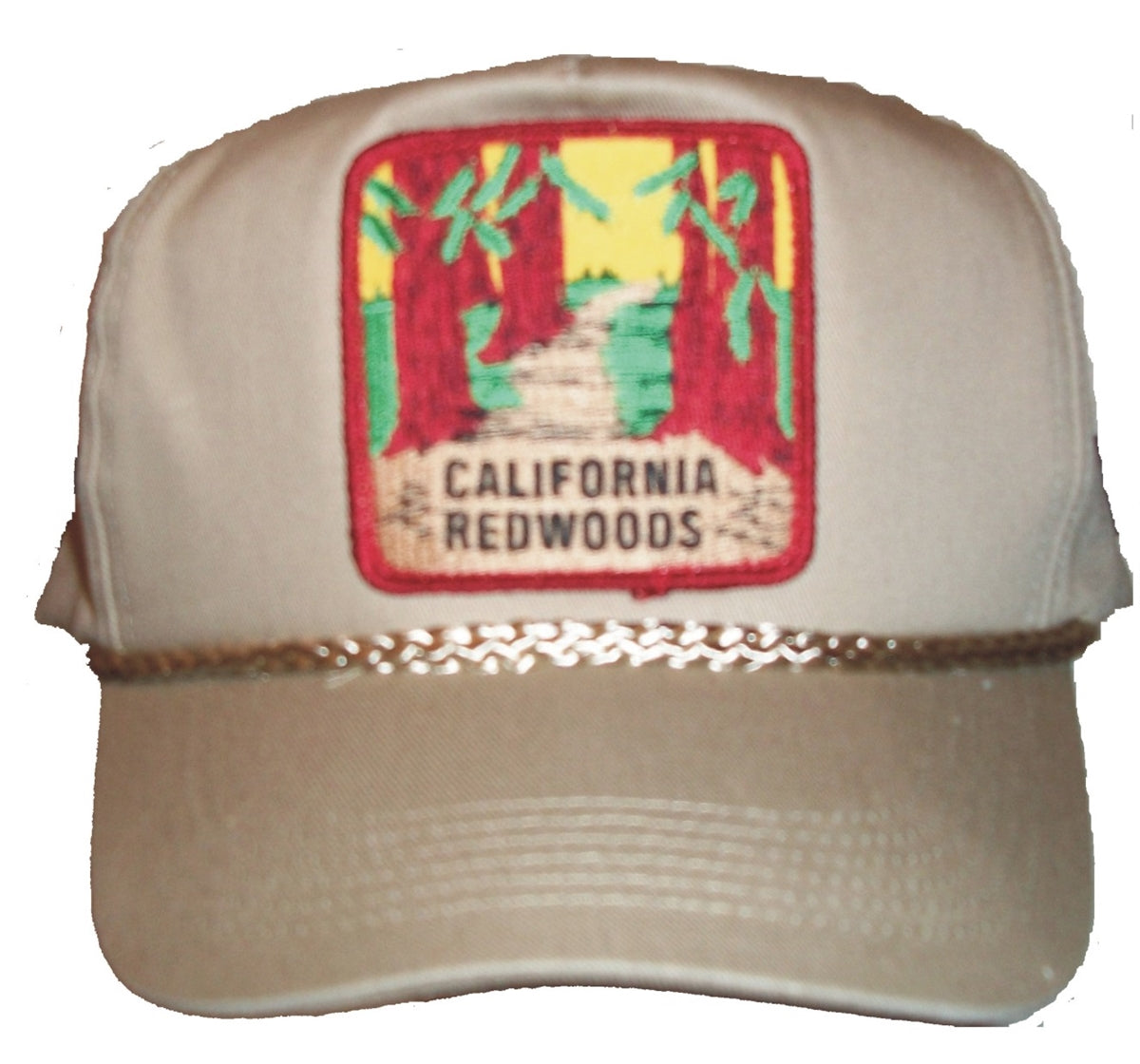 CALIFORNIA REDWOODS cotton khaki cap