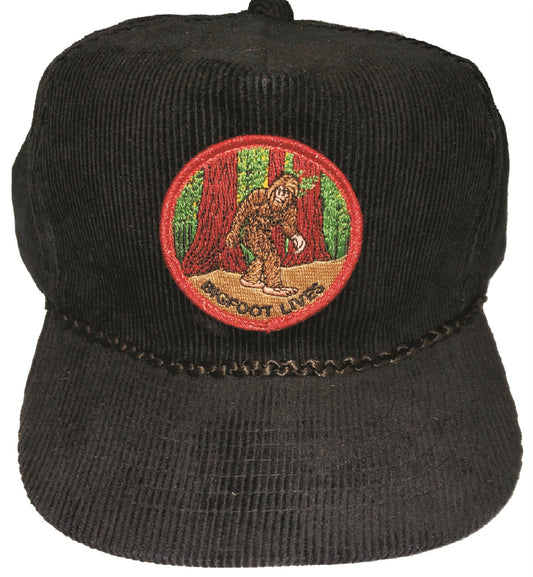 BIGFOOT LIVES corduroy cap