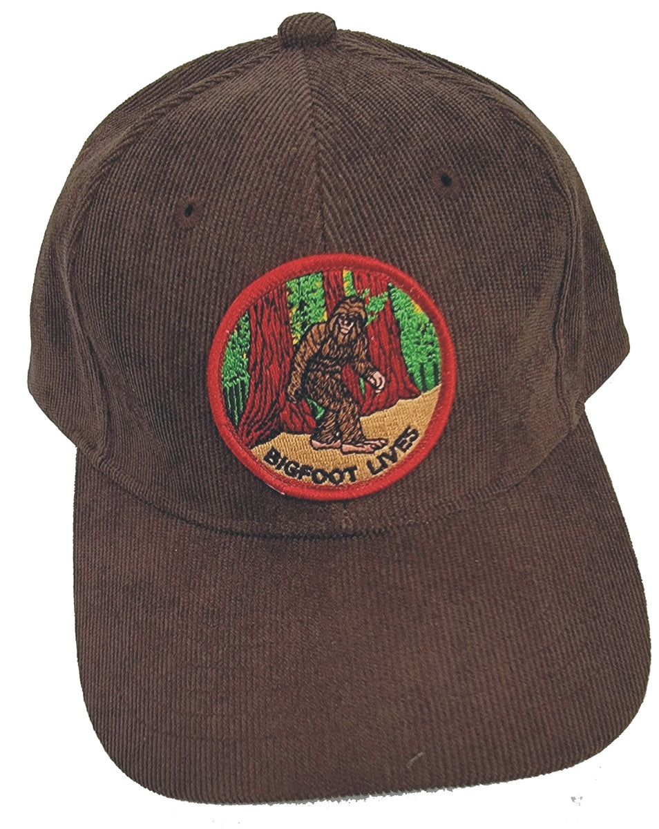 BIGFOOT LIVES corduroy cap