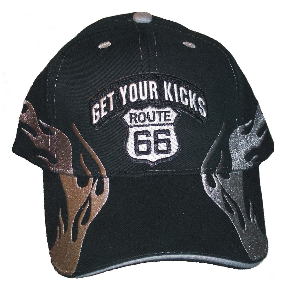 GET YOUR KICKS ON ROUTE 66 Flame fire cap