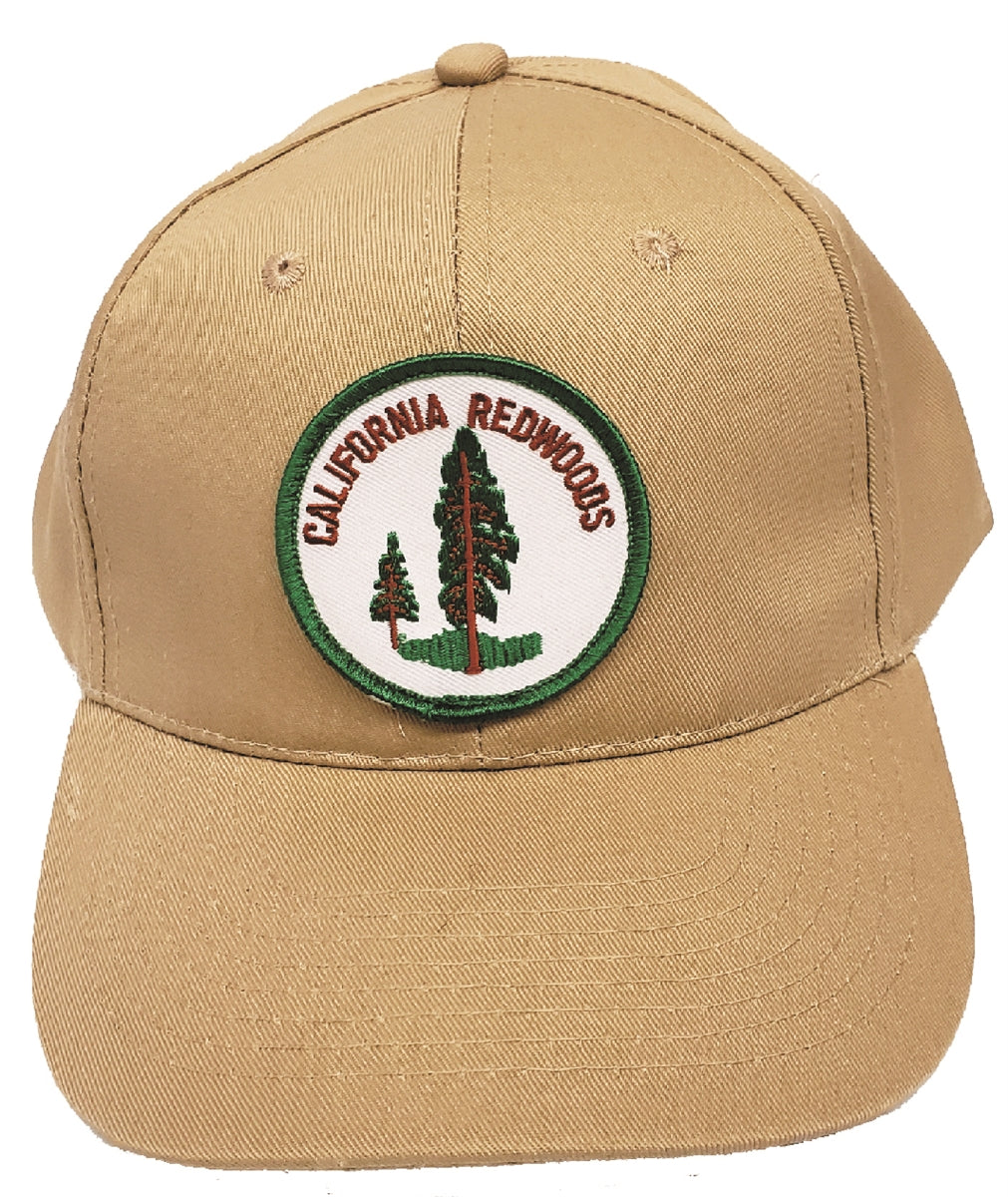 CALIFORNIA REDWOODS cotton khaki cap