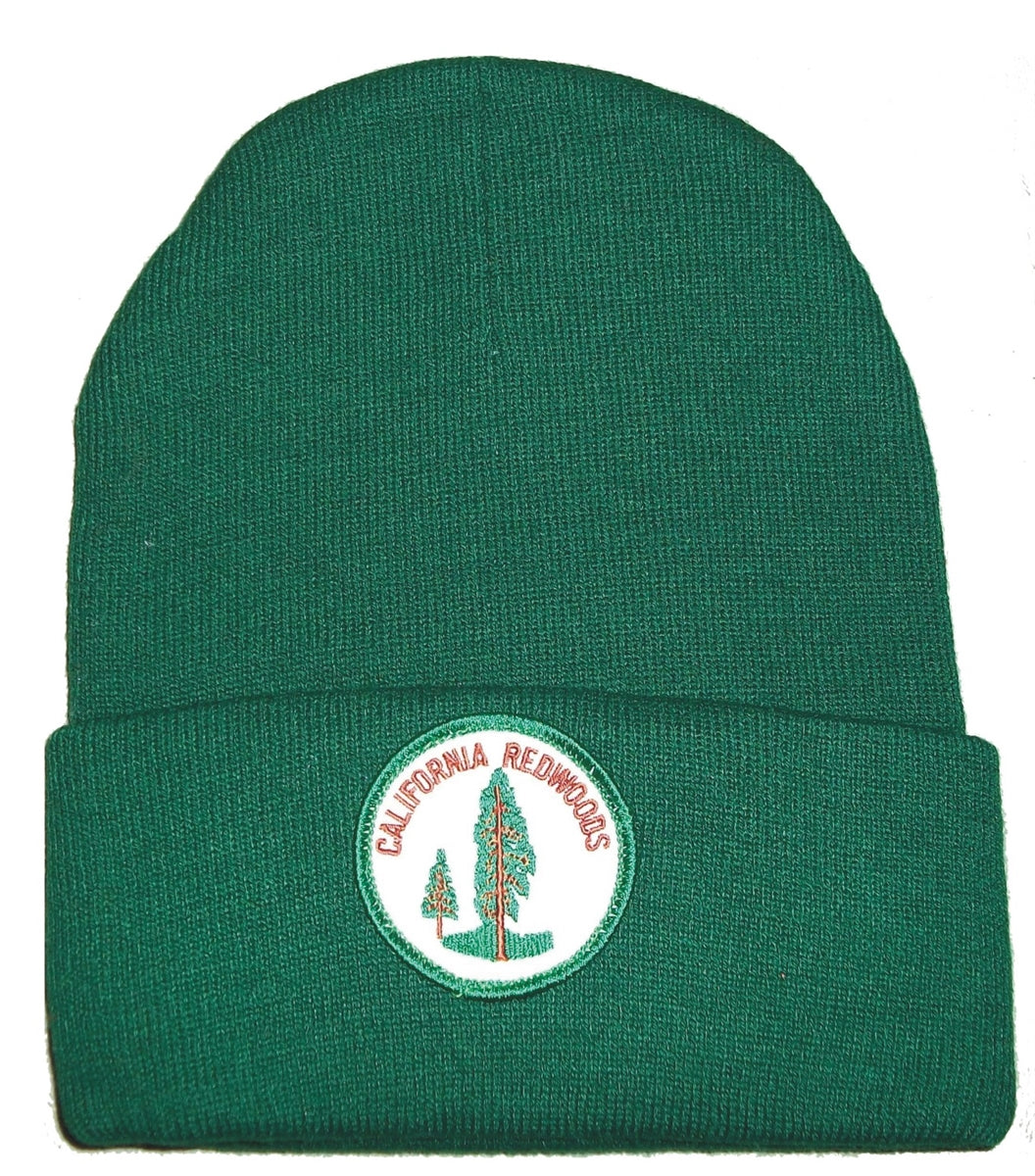 CALIFORNIA REDWOODS knit beanie cap