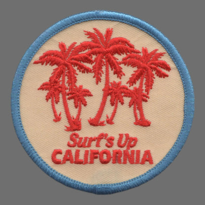 Wholesale California Patch – Surfs Up Surfing Palm Trees – Iron On Souvenir Travel Patch – CA Embellishment or Applique 3″ (Copy)