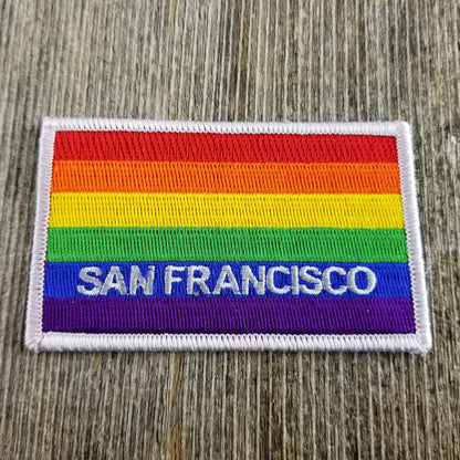 San Francisco Patch - Rainbow California Souvenir Badge Emblem Applique