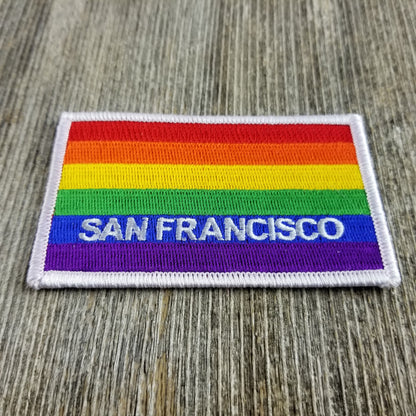 San Francisco Patch - Rainbow California Souvenir Badge Emblem Applique