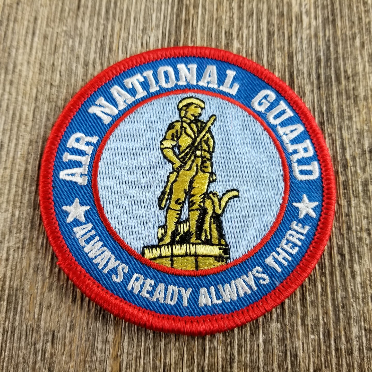 Air National Guard Patch - Always Ready Always There Iron On Souvenir Badge Emblem