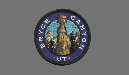 Bryce Canyon National Park – Thors Hammer Utah Travel Patch Iron On – UT Souvenir Patch – Embellishment Applique – 2.5″ Badge Accessory