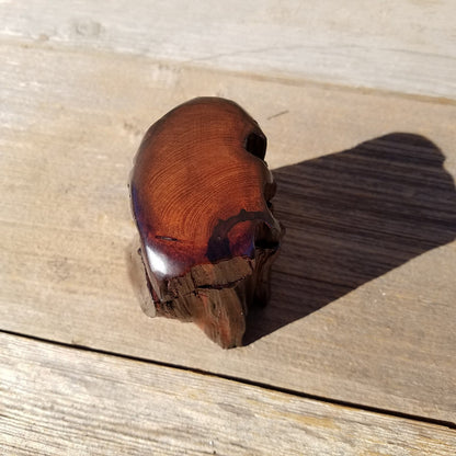 Wood Ring Box Redwood Rustic Handmade California Storage Live Edge Mini #330 Birthday Gift Christmas Gift Mother's Day Gift