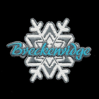 Breckenridge Colorado Patch – Ski Patch- CO Resort Patch – Colorado Souvenir – Travel Patch – Iron On – Snowflake Applique