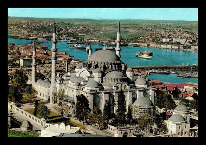 Istanbul ve Saheserleri The Mosque Soliman Magnificent Golden Horn Postcard A11