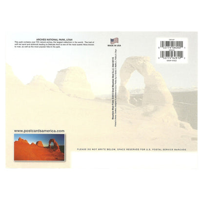 Arches National Park Postcard UT 5x7 Utah Jumbo Multi Scene Large - Great for Crafting - Decoupage - Scrapbooking Supply Rock Formation