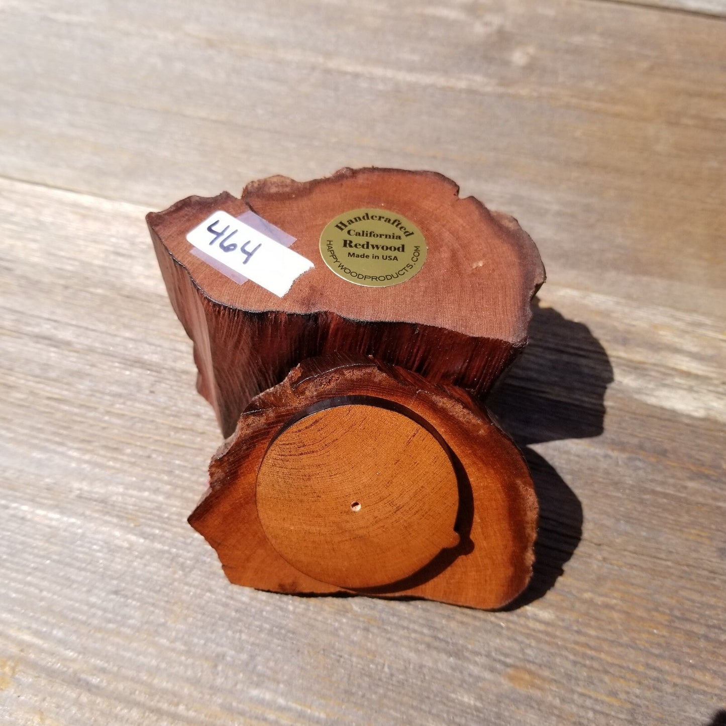 Handmade Wood Box with Redwood Rustic Handmade Ring Box California Redwood #464 Christmas Gift Anniversary Gift Ideas