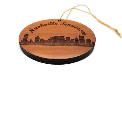 Wholesale Nashville Tennessee Ornament Skyline Wood TN Christmas Souvenir